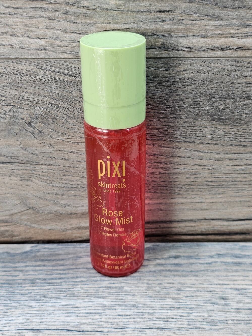 Pixi Skintreats Rose Glow Mist Hydrating Facial Spray 2.7 fl oz NEW